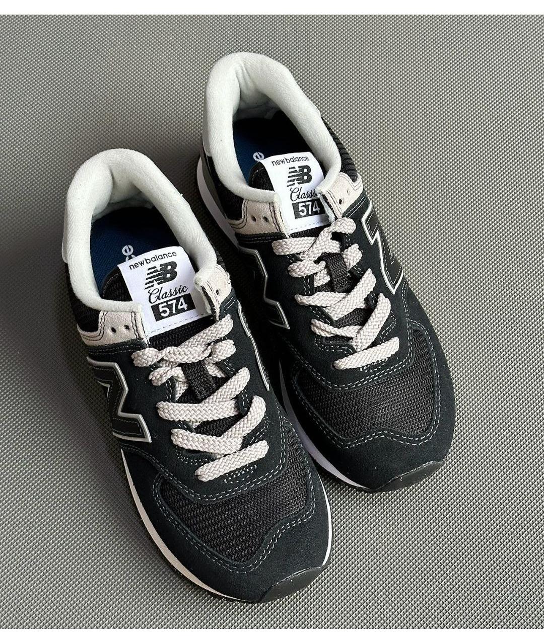 NEW BALANCE Черные низкие кроссовки / кеды, фото 3