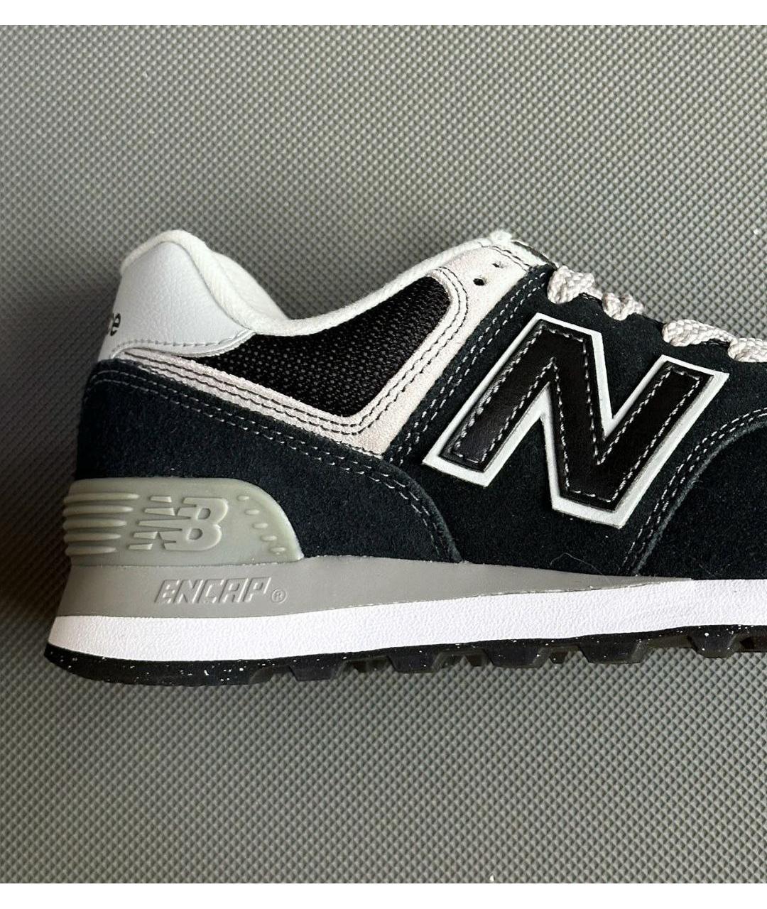 NEW BALANCE Черные низкие кроссовки / кеды, фото 4