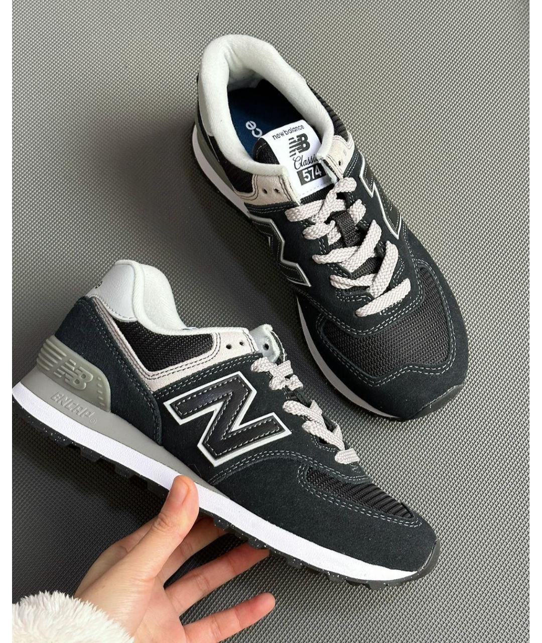 NEW BALANCE Черные низкие кроссовки / кеды, фото 2