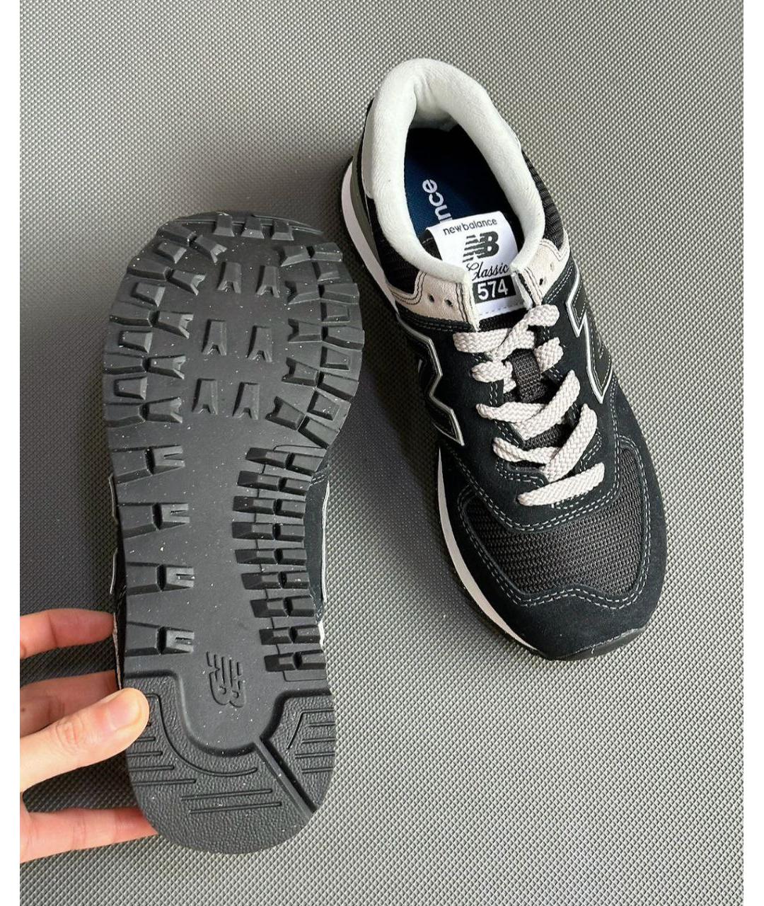 NEW BALANCE Черные низкие кроссовки / кеды, фото 5