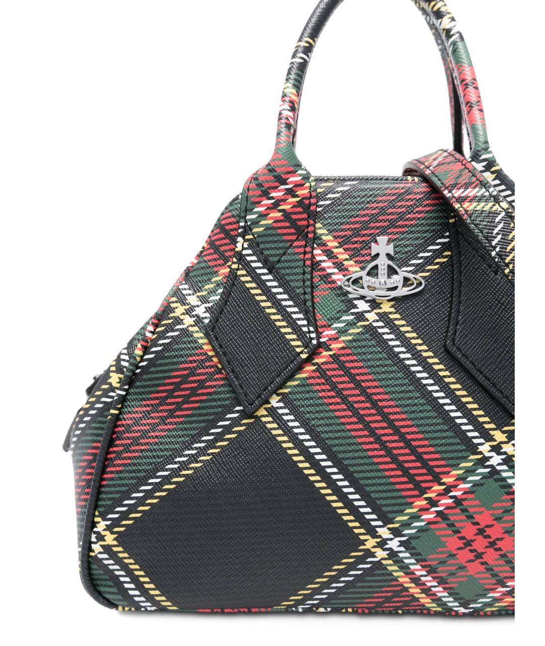 VIVIENNE WESTWOOD Мульти кожаная сумка с короткими ручками, фото 3