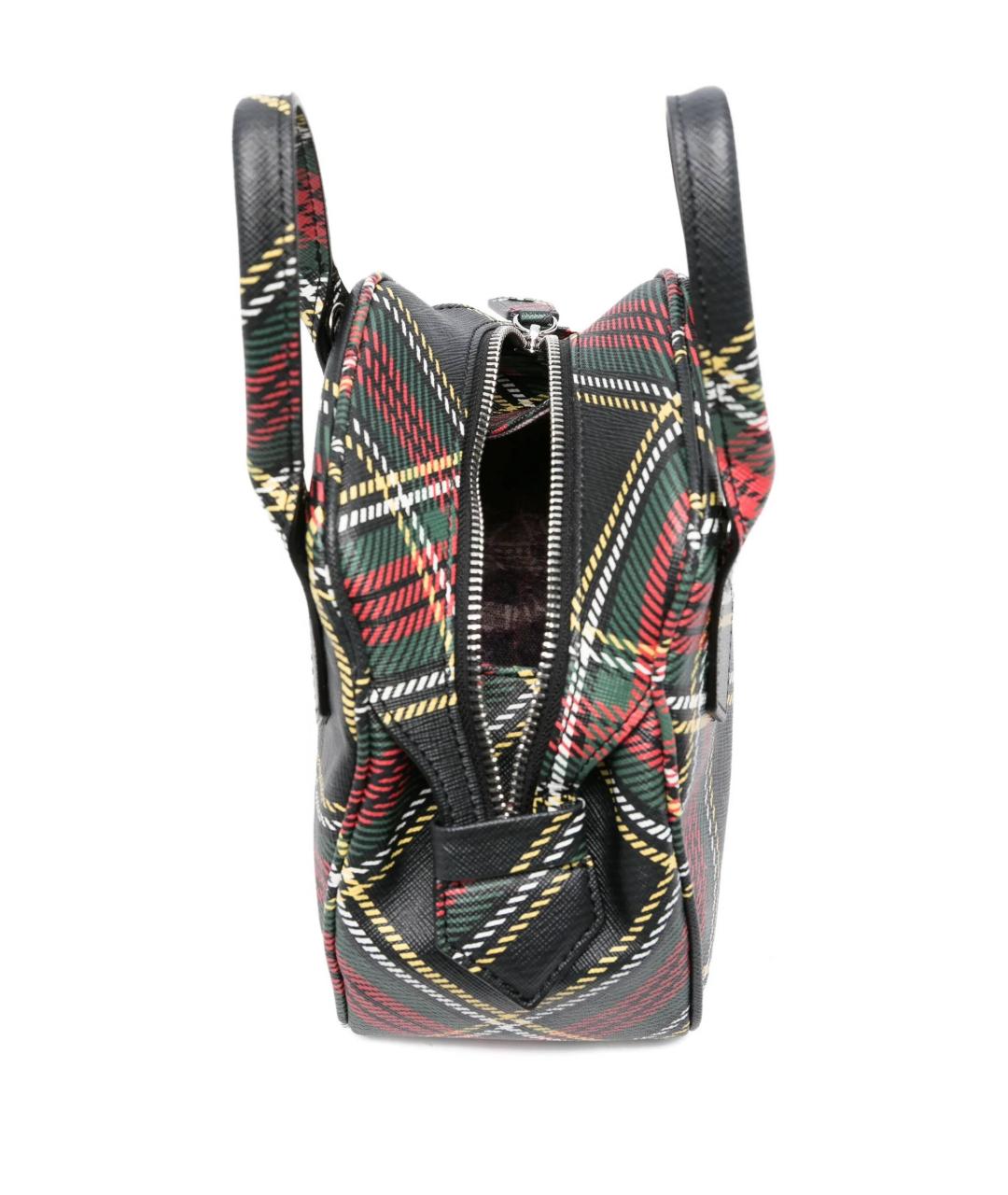 VIVIENNE WESTWOOD Мульти кожаная сумка с короткими ручками, фото 4