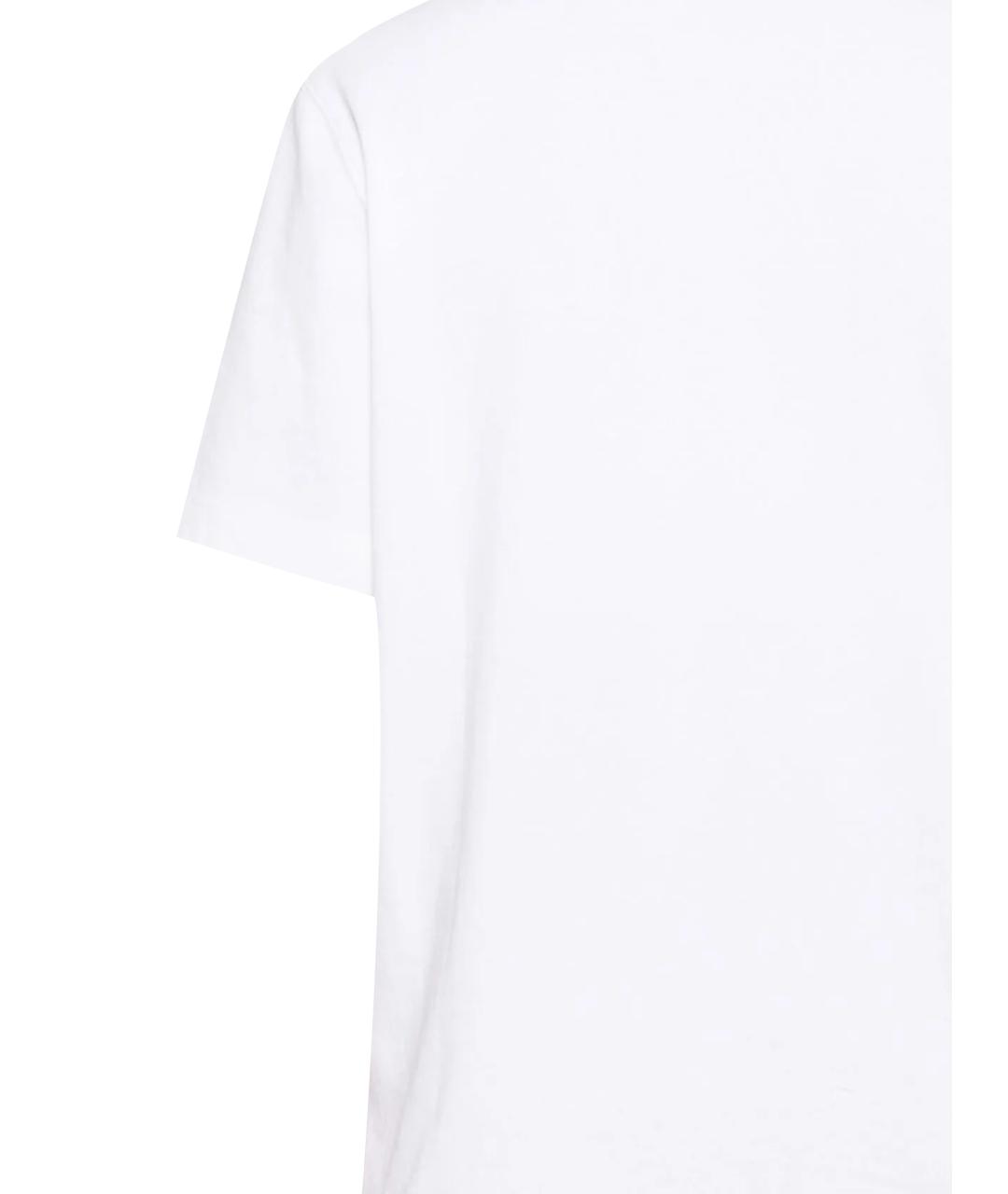 JACQUEMUS Белая хлопковая футболка, фото 3