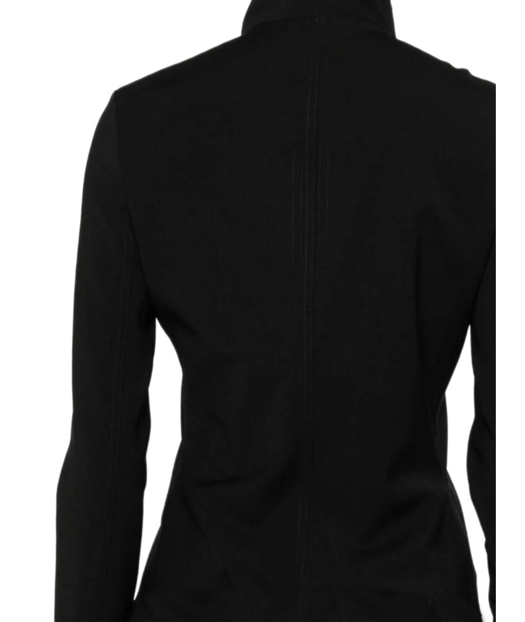 RICK OWENS Черная шерстяная куртка, фото 3