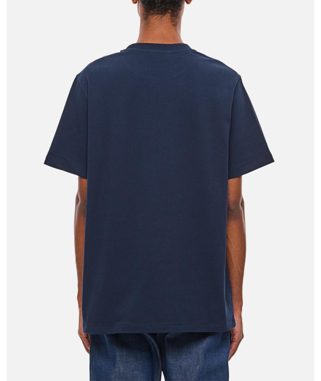A.P.C. Синяя хлопковая футболка, фото 4