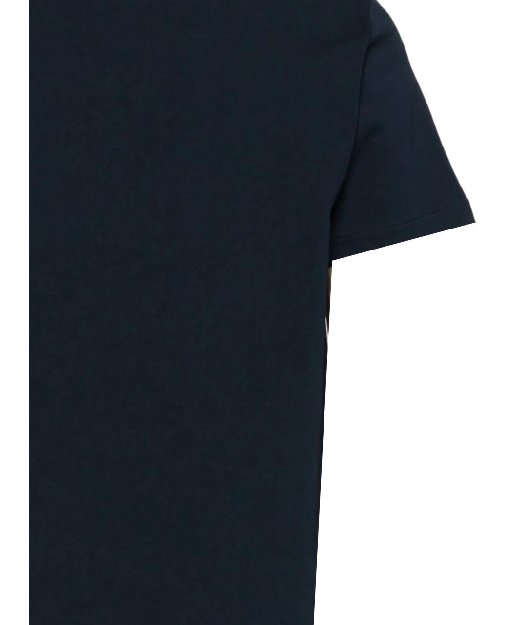 A.P.C. Синяя хлопковая футболка, фото 3