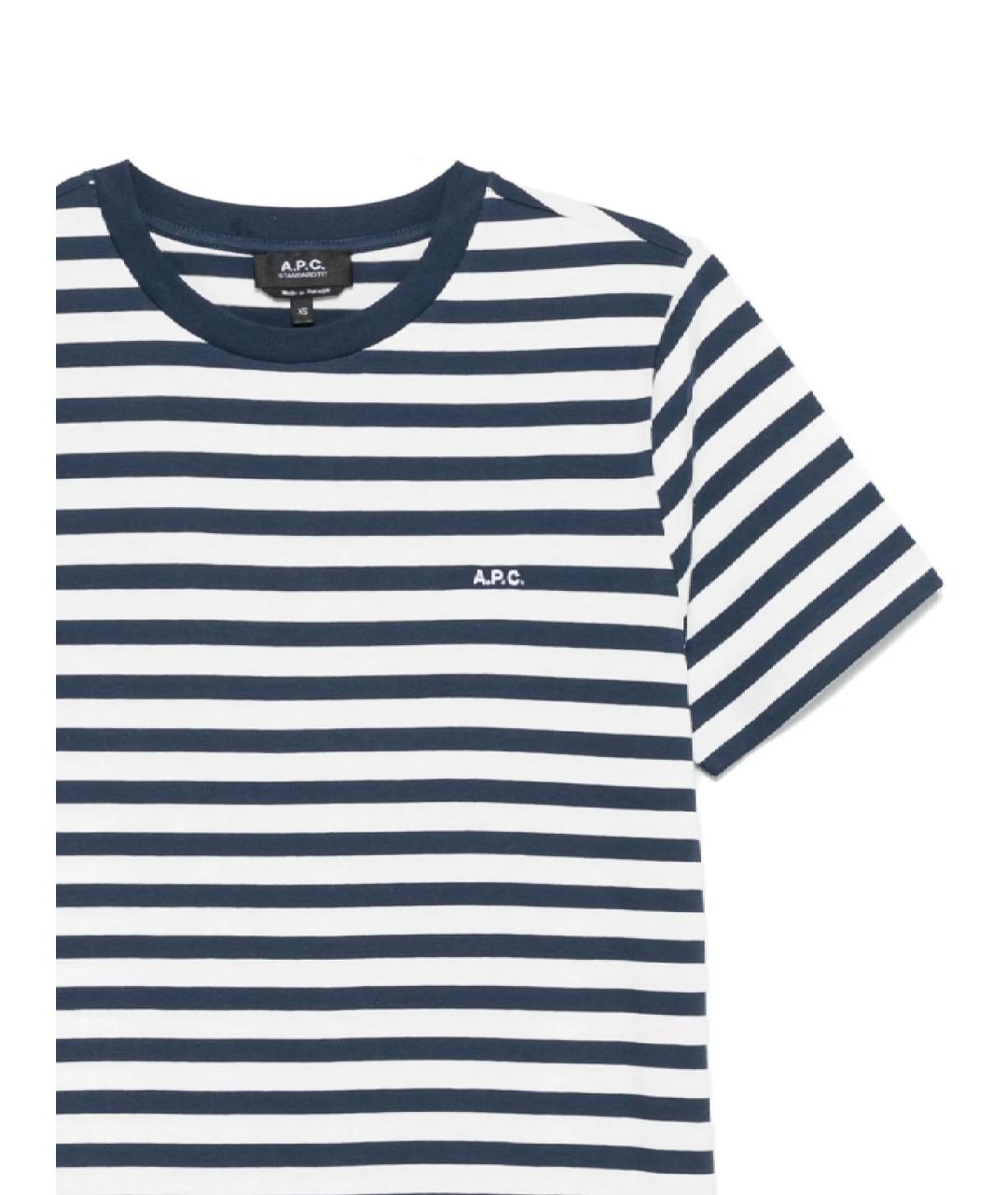 A.P.C. Мульти хлопковая футболка, фото 2