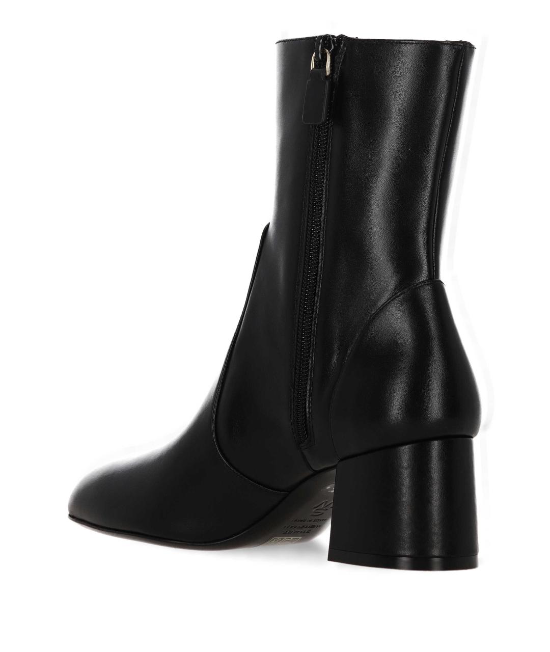 STUART WEITZMAN Черные кожаные сапоги, фото 3