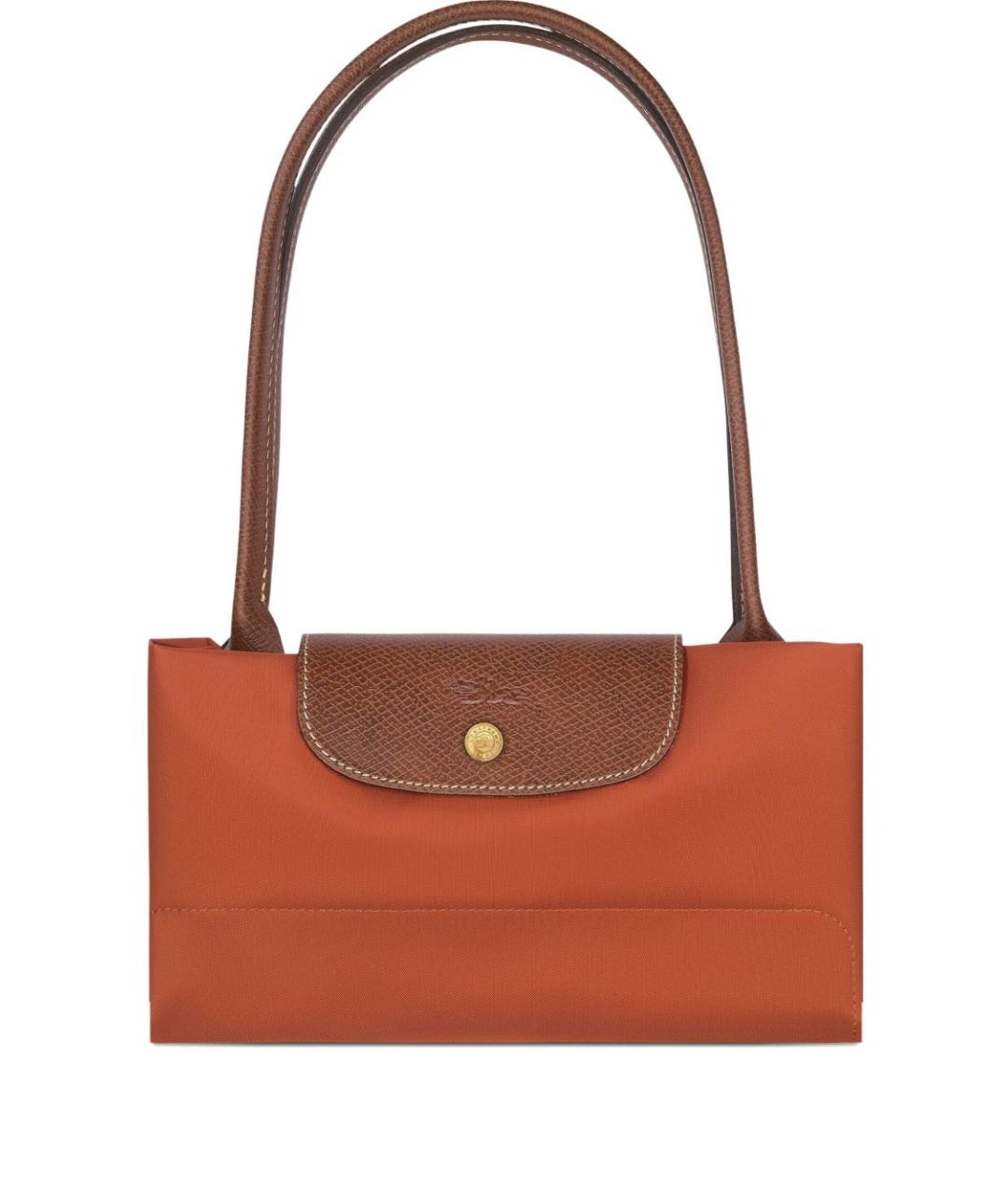 LONGCHAMP Оранжевая сумка тоут, фото 6