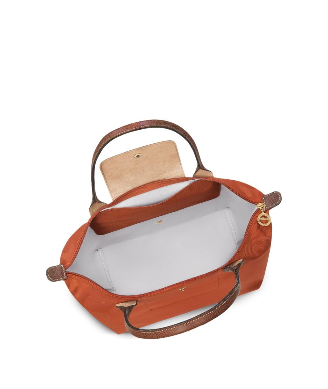 LONGCHAMP Оранжевая сумка тоут, фото 5