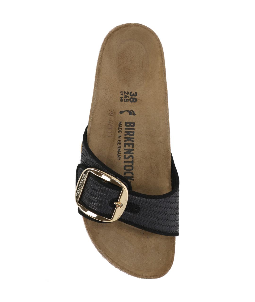 BIRKENSTOCK Черные шлепанцы, фото 4