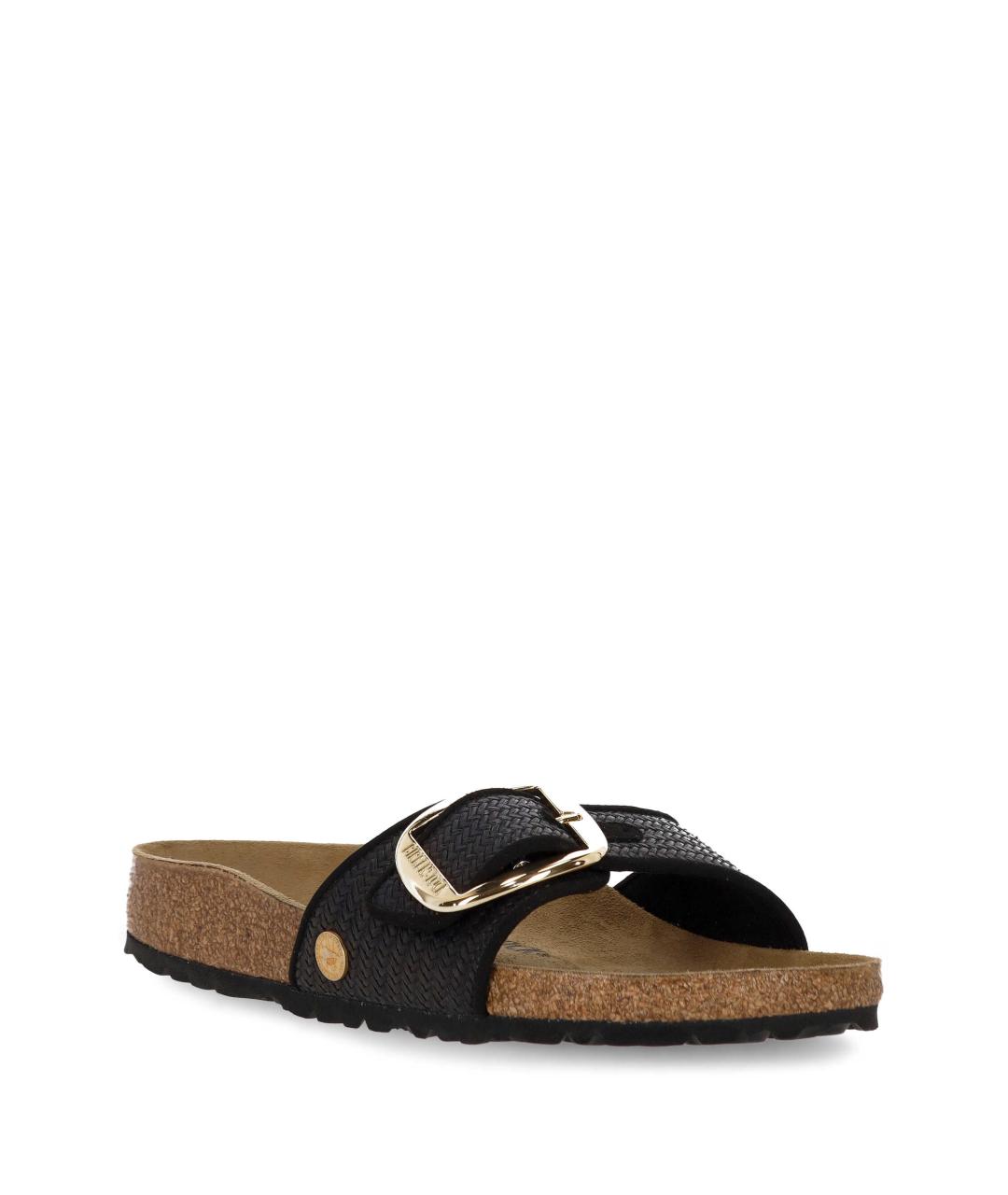 BIRKENSTOCK Черные шлепанцы, фото 2