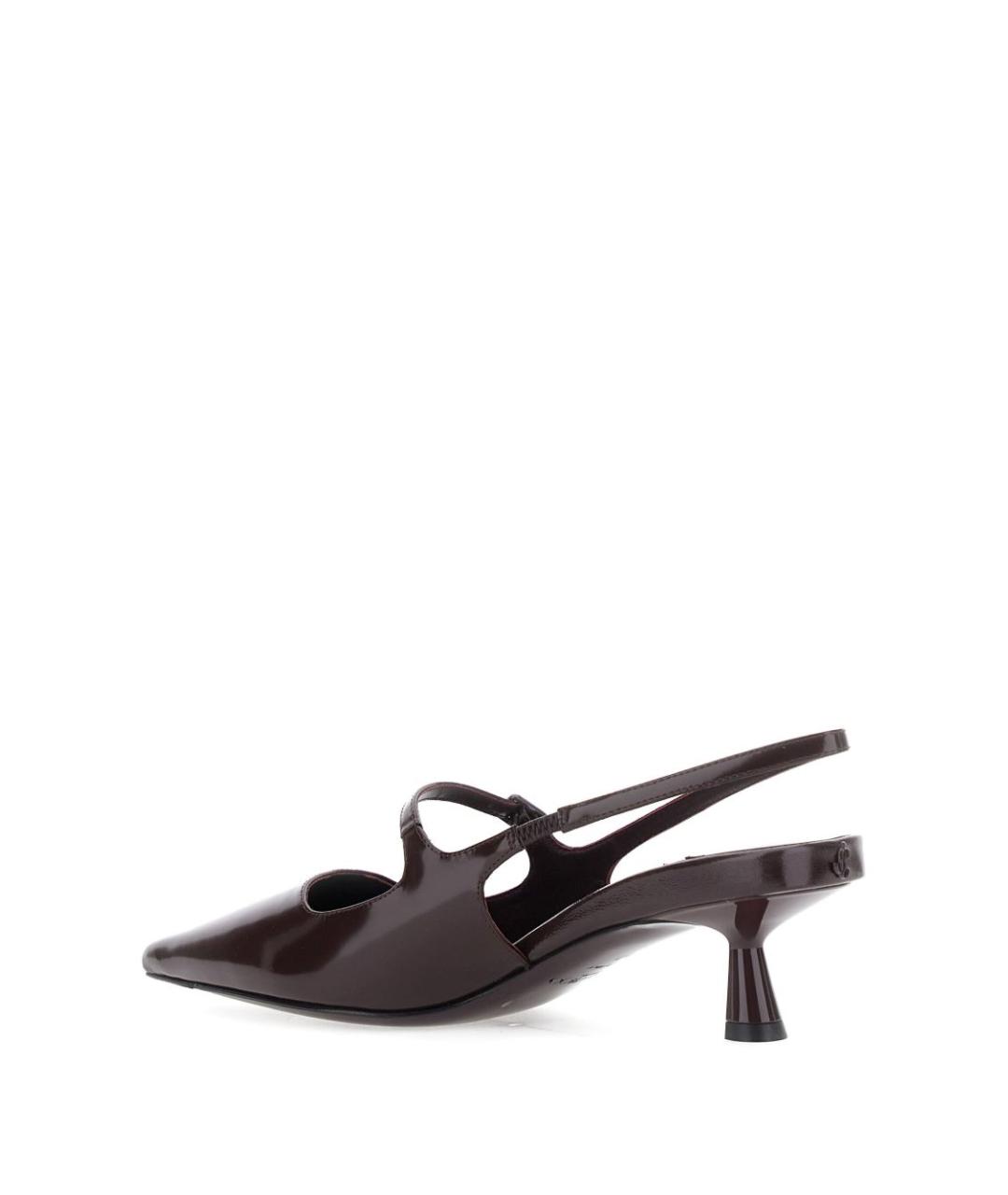 JIMMY CHOO Коричневые кожаные босоножки, фото 3