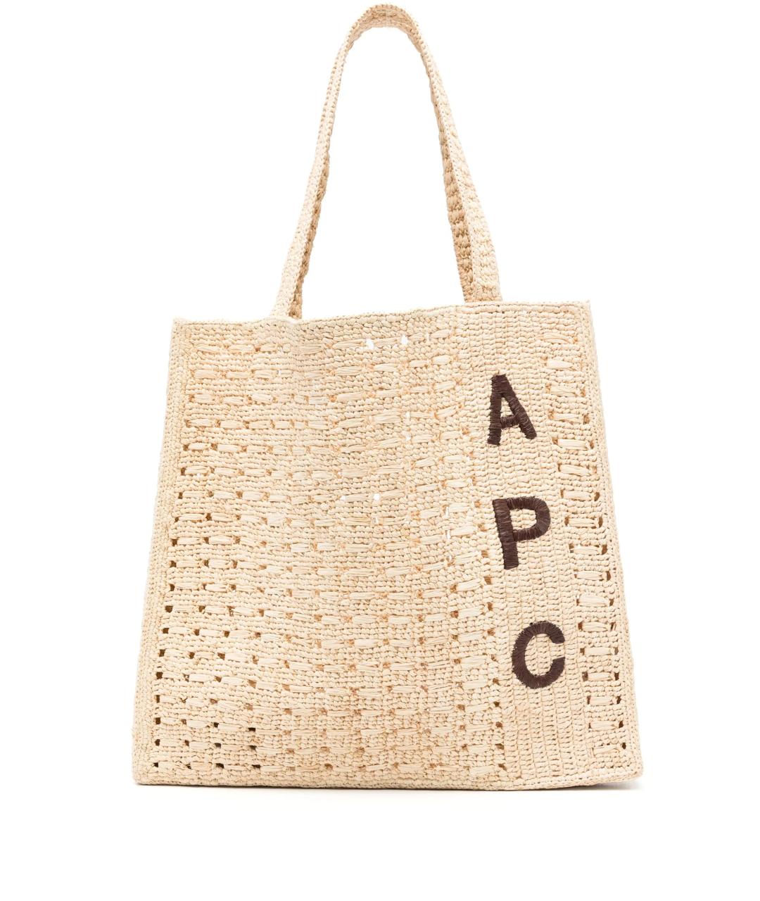 A.P.C. Бежевая сумка тоут, фото 1