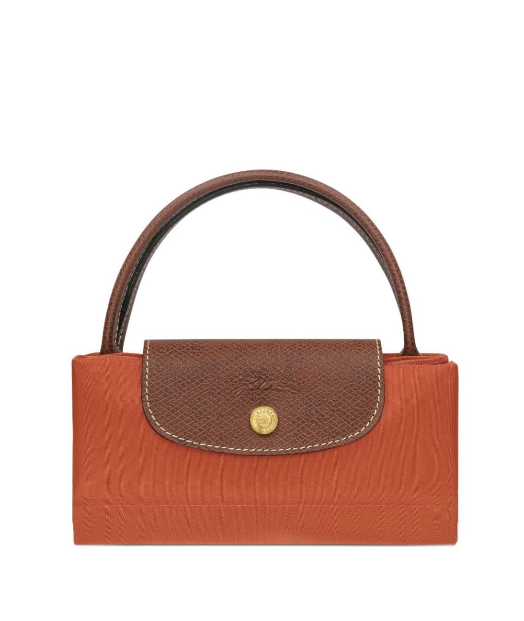LONGCHAMP Оранжевая сумка тоут, фото 4