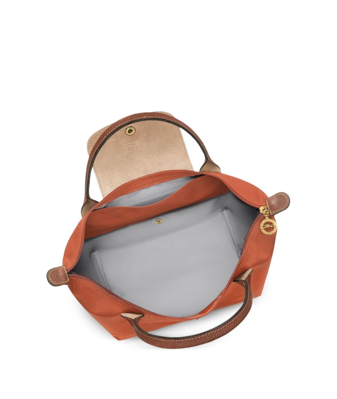 LONGCHAMP Оранжевая сумка тоут, фото 5