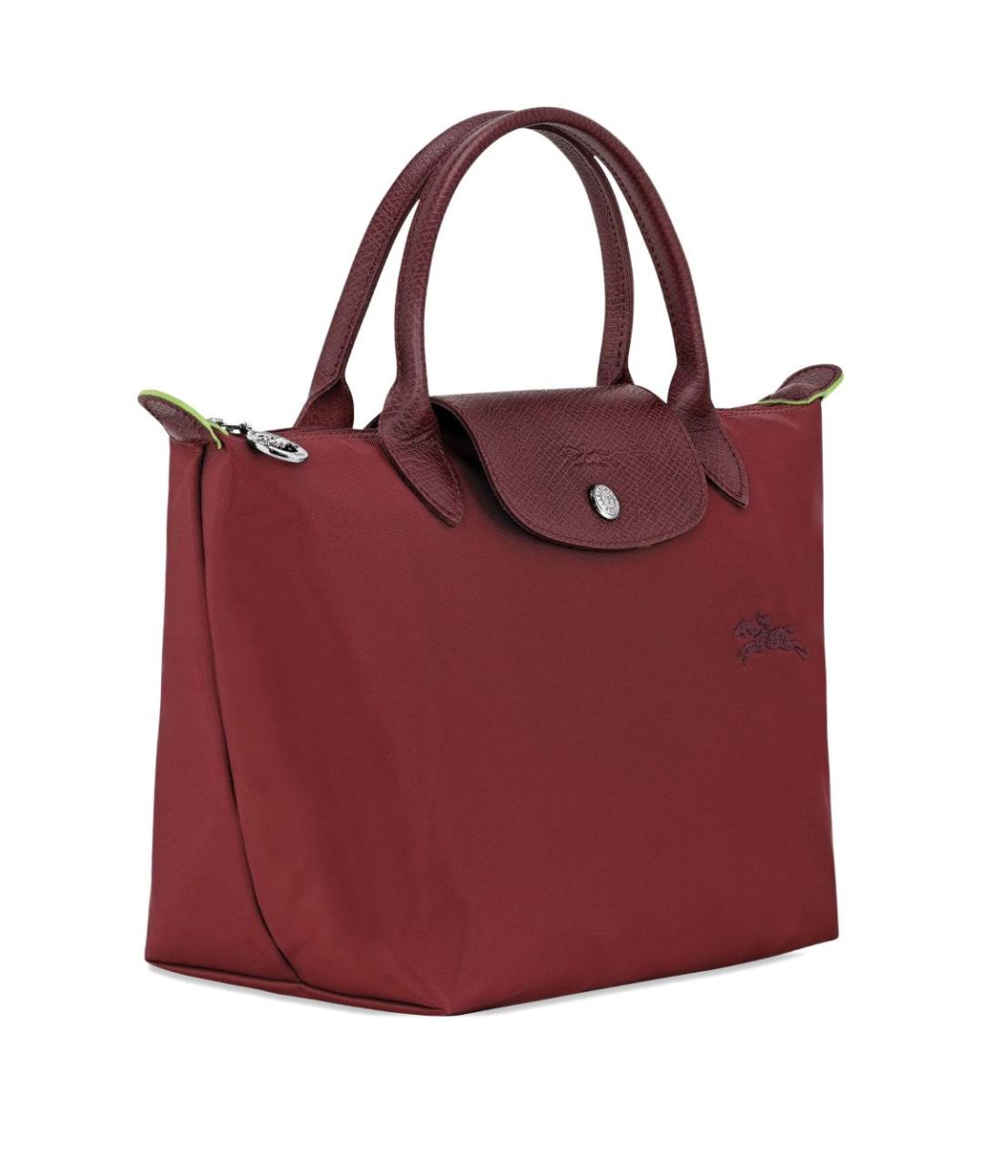 LONGCHAMP Бордовая сумка тоут, фото 2