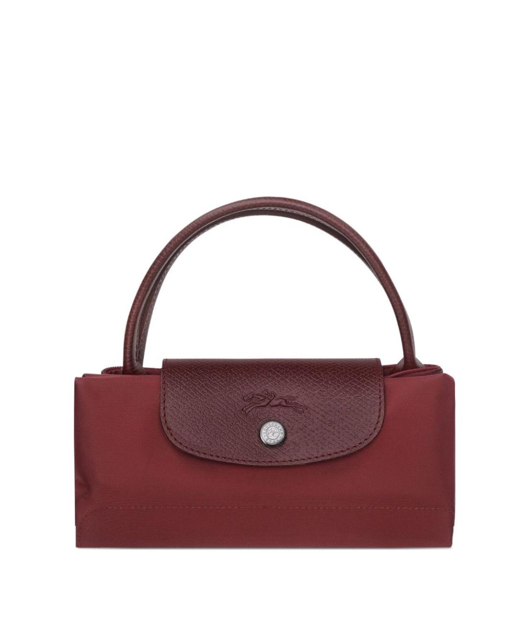 LONGCHAMP Бордовая сумка тоут, фото 5