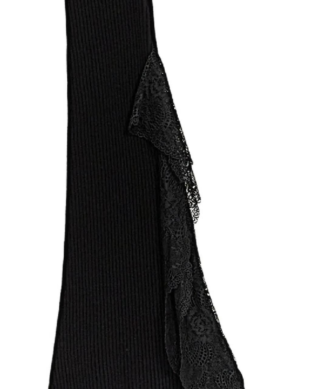 BLUMARINE Черные прямые брюки, фото 2
