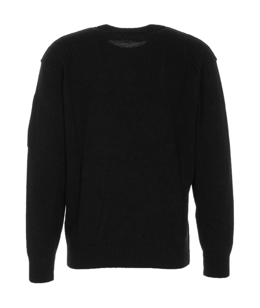 CP COMPANY Черный шерстяной джемпер / свитер, фото 4