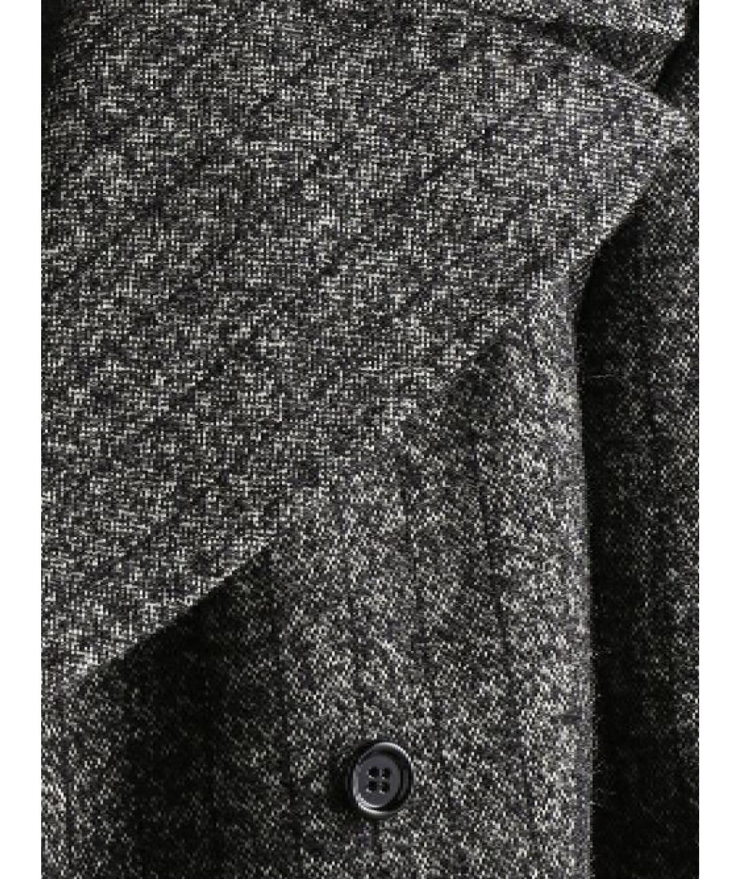 DOLCE&GABBANA Серое шерстяное пальто, фото 2