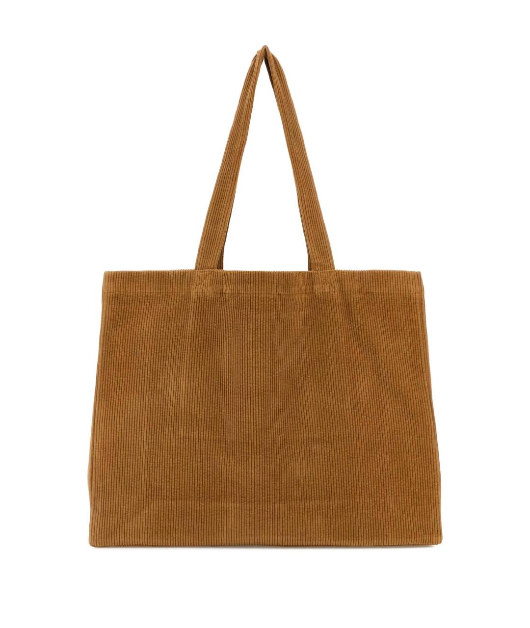 A.P.C. Коричневая сумка тоут, фото 3