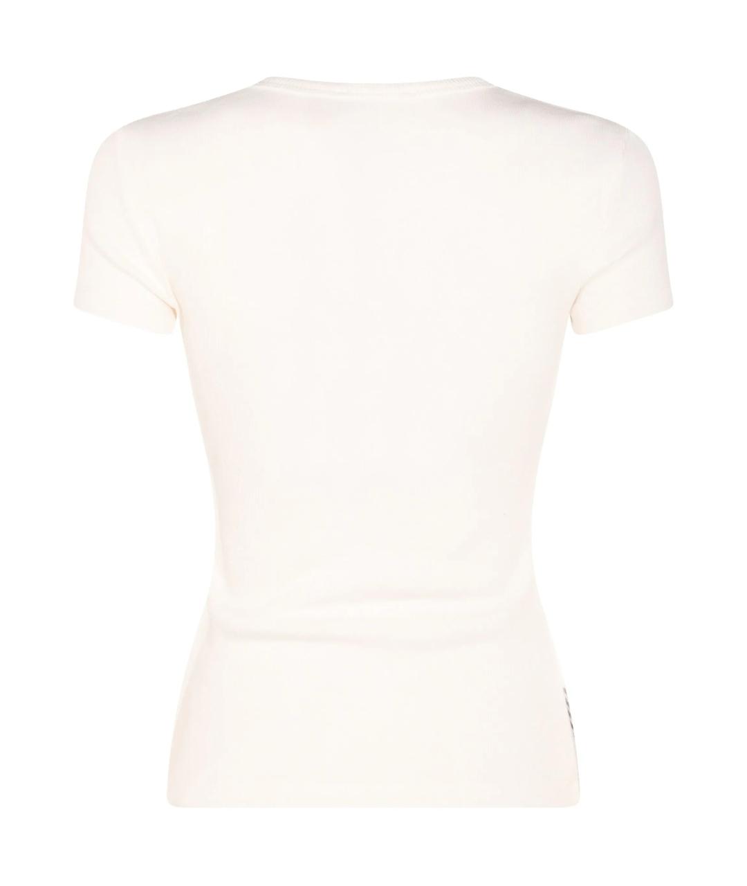 BLUMARINE Белая футболка, фото 3
