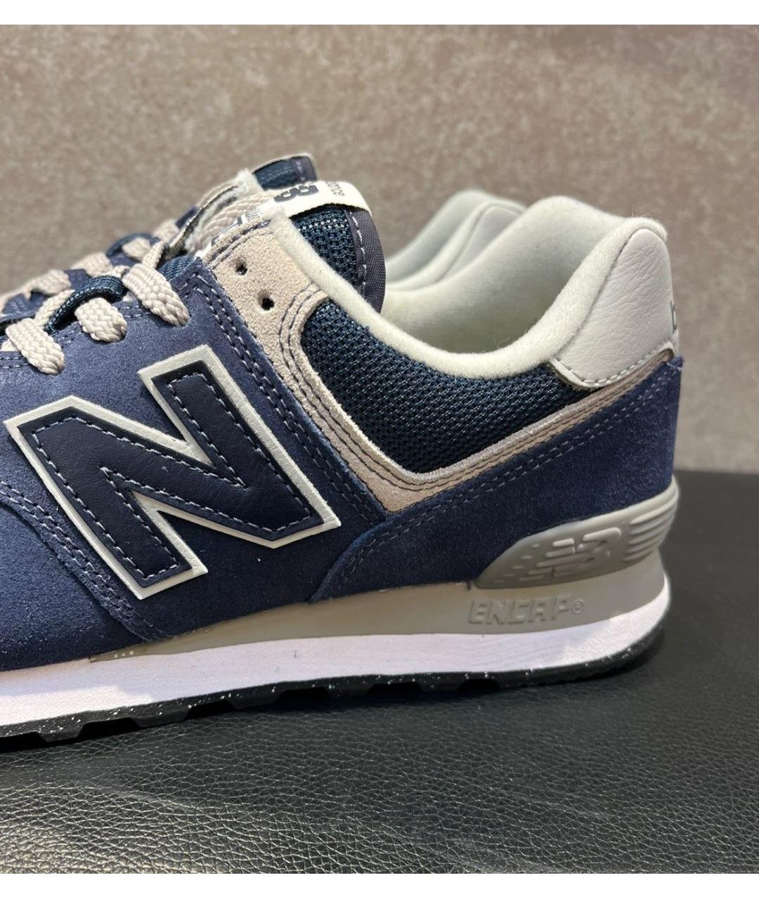 NEW BALANCE Синие низкие кроссовки / кеды, фото 4
