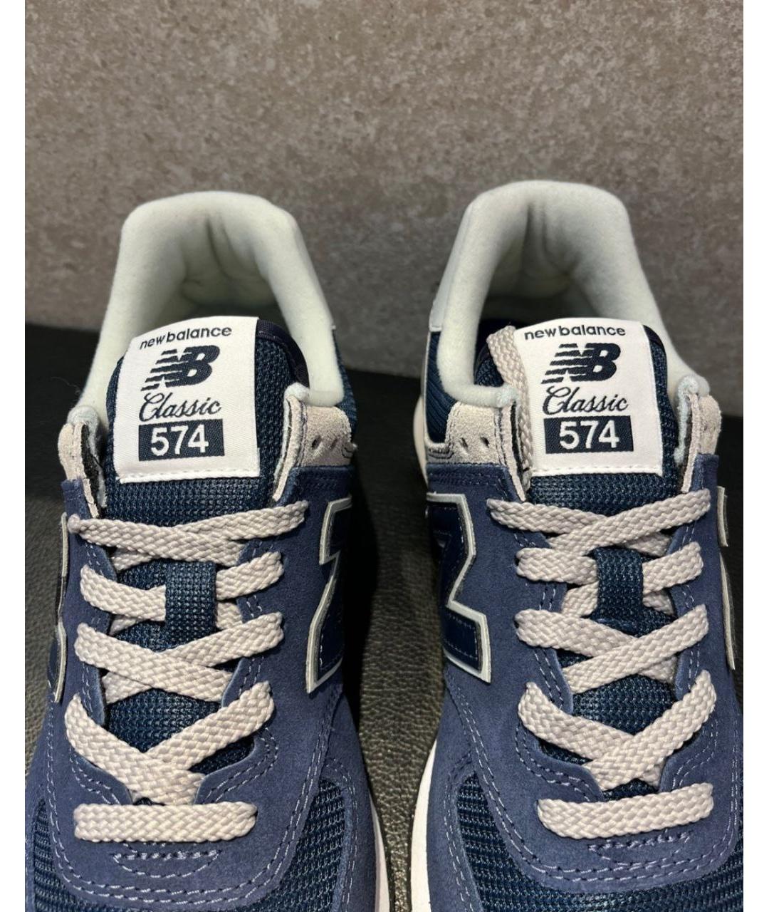 NEW BALANCE Синие низкие кроссовки / кеды, фото 2