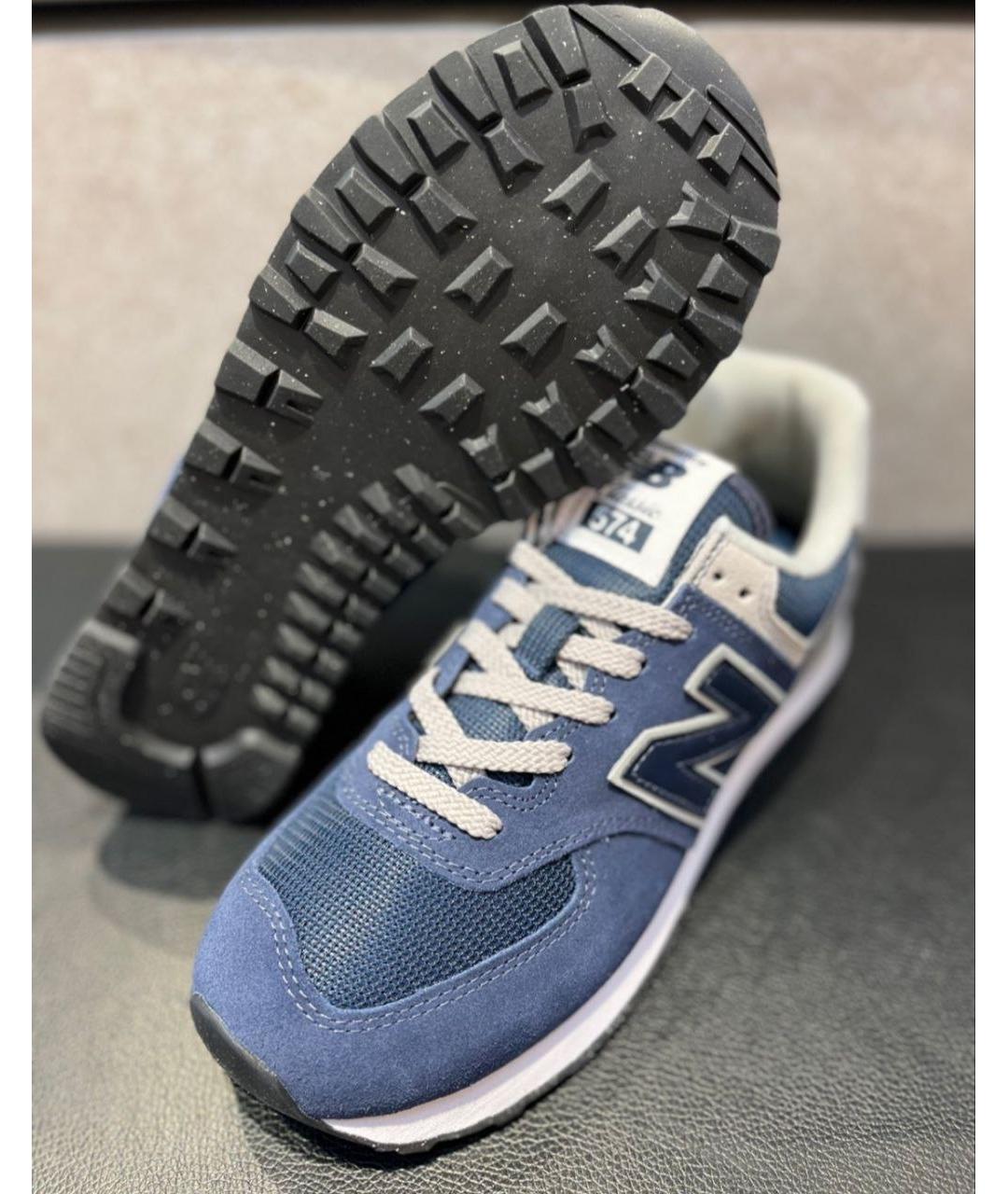 NEW BALANCE Синие низкие кроссовки / кеды, фото 5