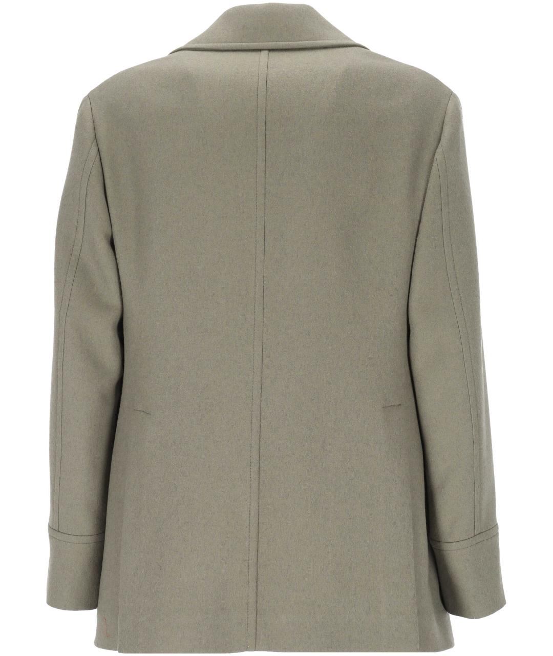 BRUNELLO CUCINELLI Зеленые пальто, фото 3