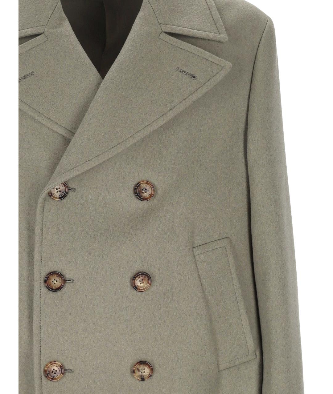 BRUNELLO CUCINELLI Зеленые пальто, фото 2