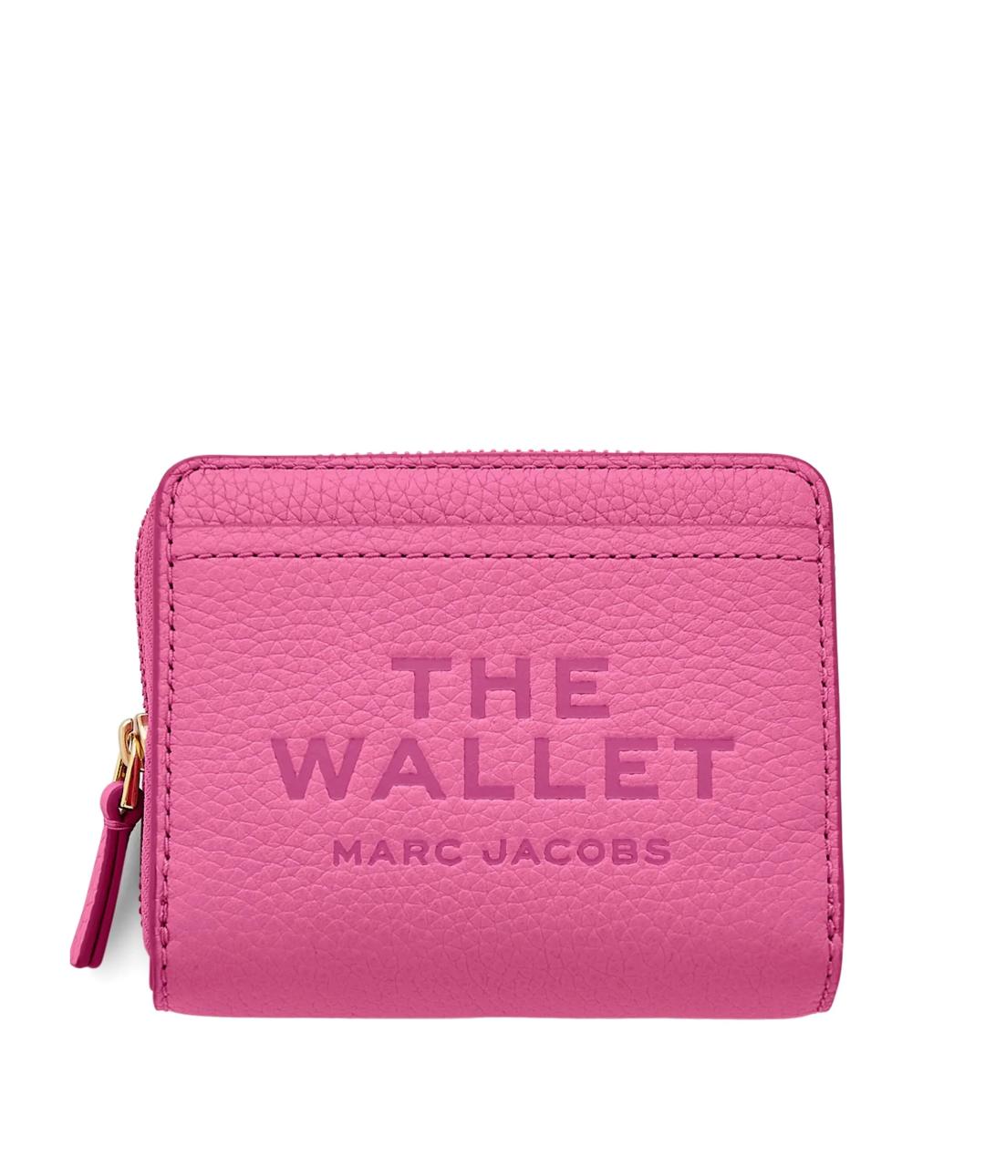 MARC JACOBS Розовый кожаный кошелек, фото 1