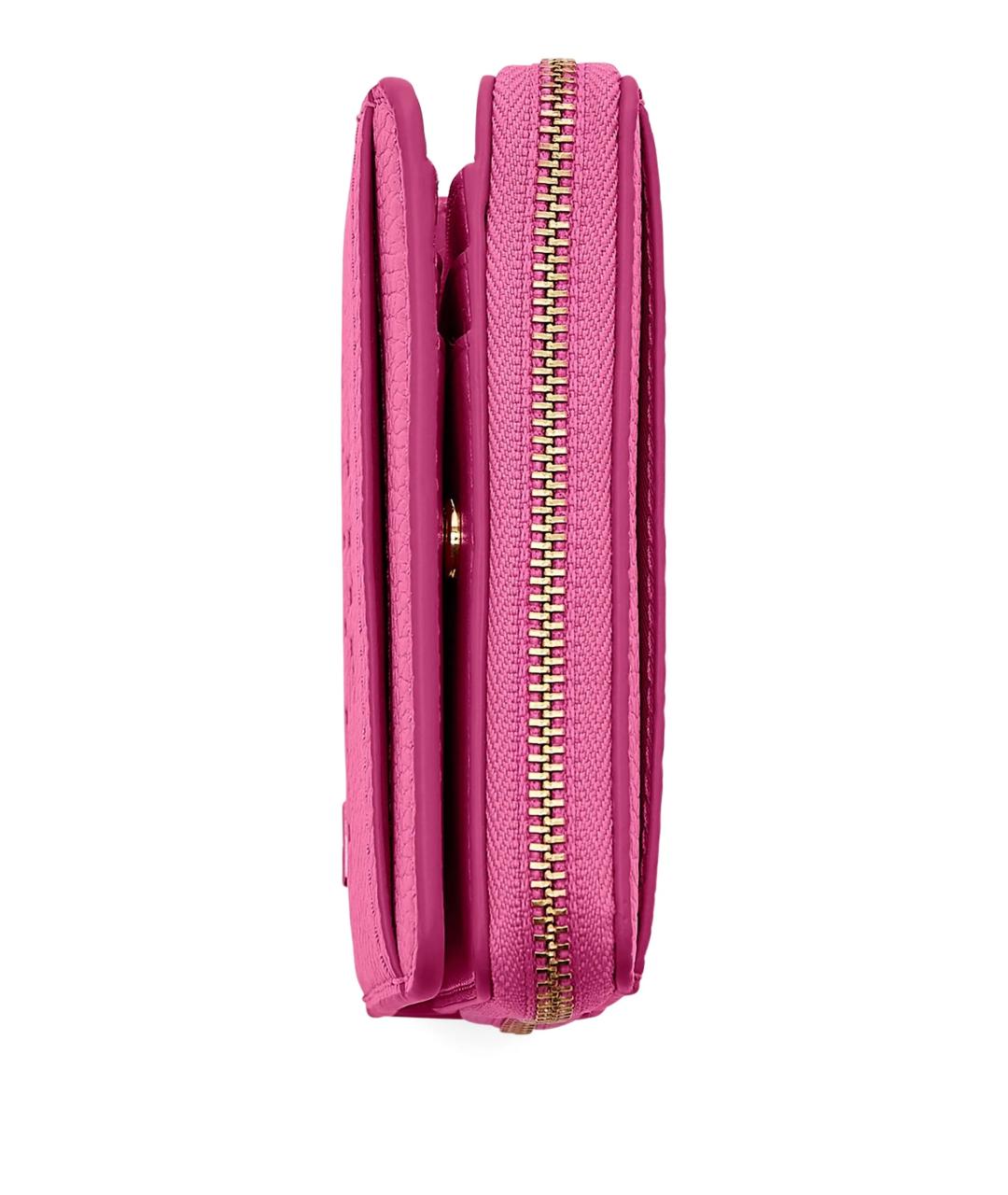 MARC JACOBS Розовый кожаный кошелек, фото 4