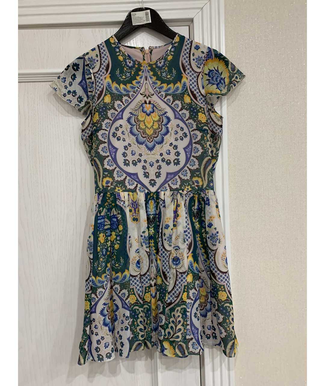 MSGM Мульти шелковое повседневное платье, фото 8