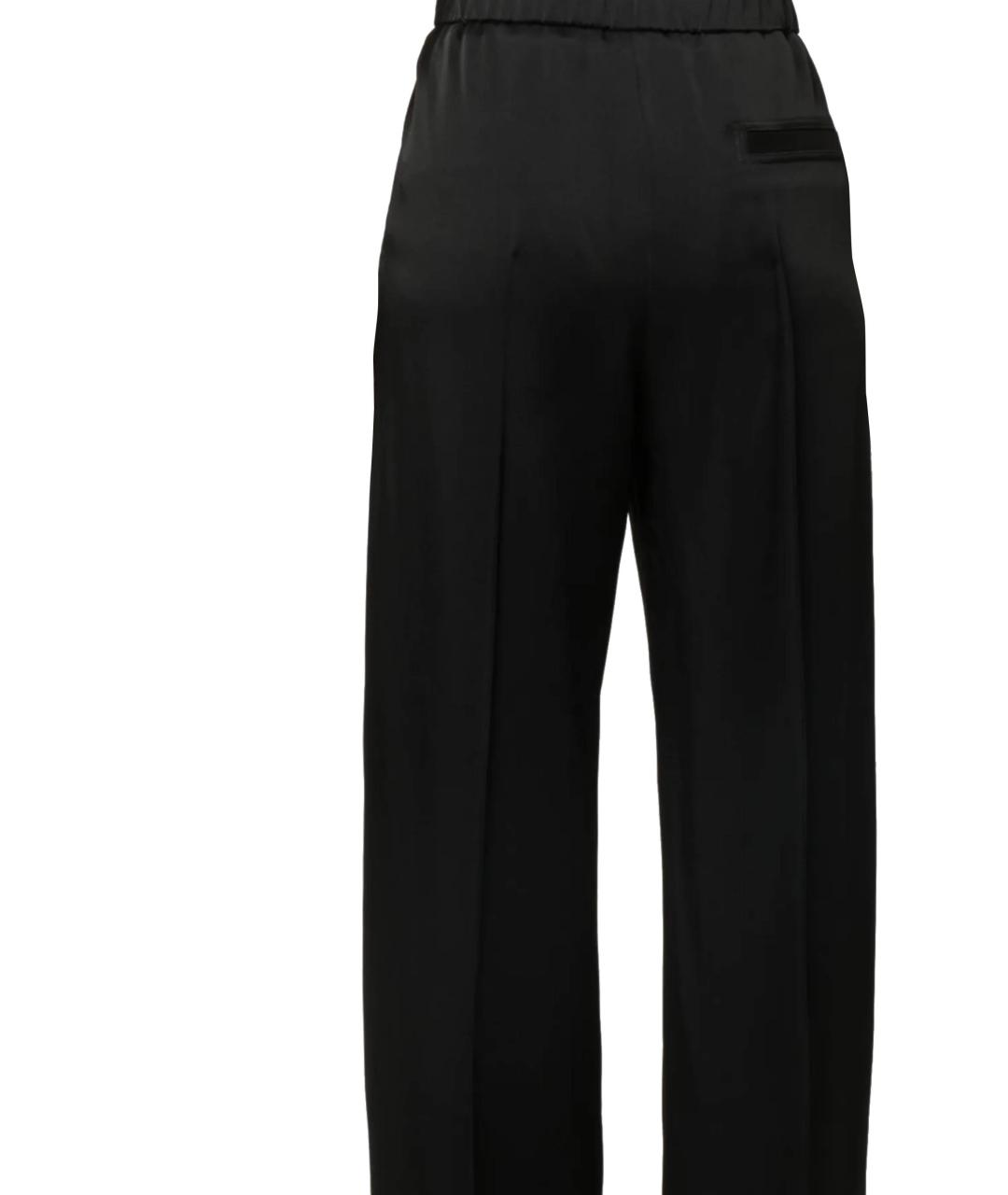 JIL SANDER Черные прямые брюки, фото 3
