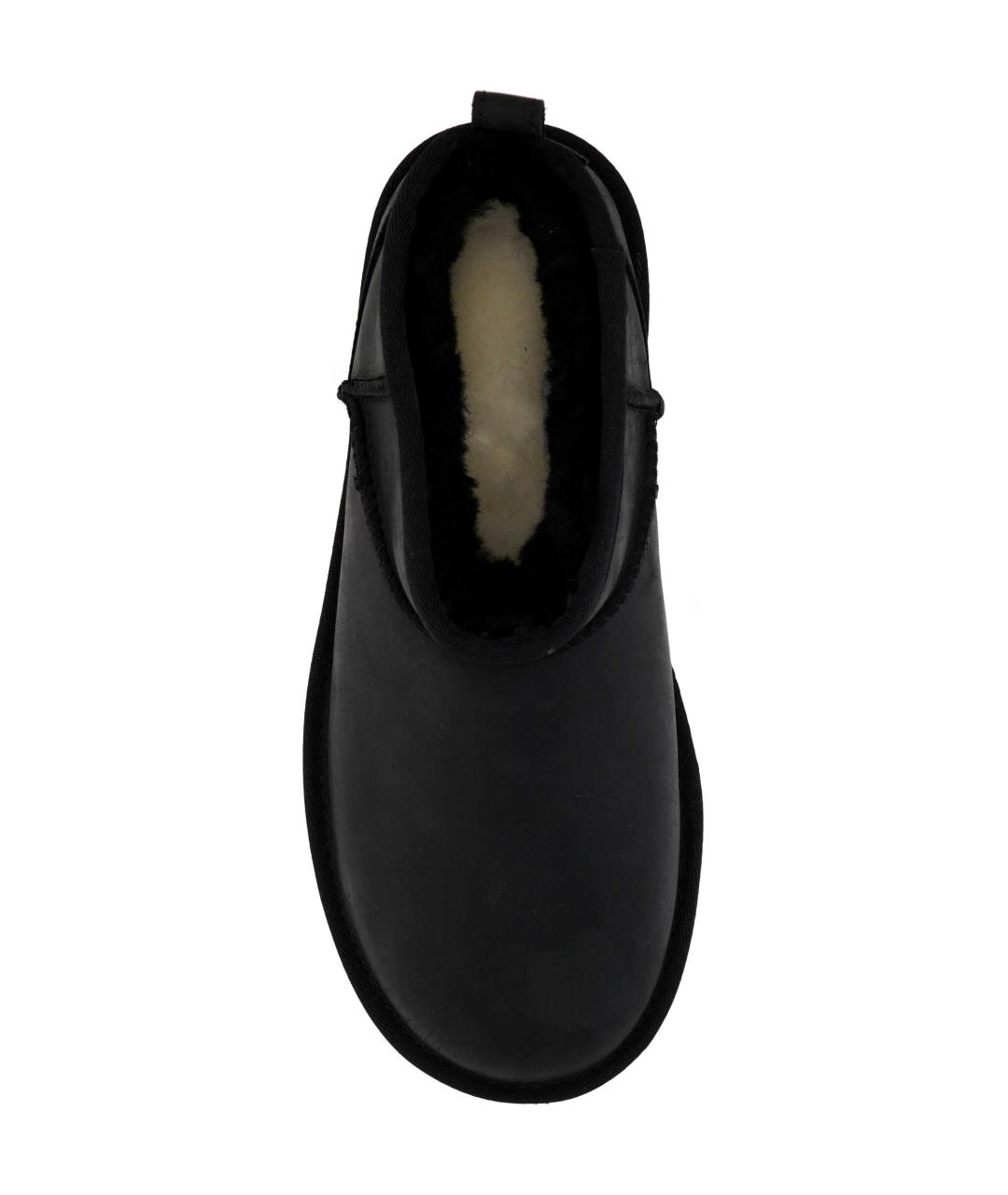 UGG AUSTRALIA Черные кожаные сапоги, фото 4