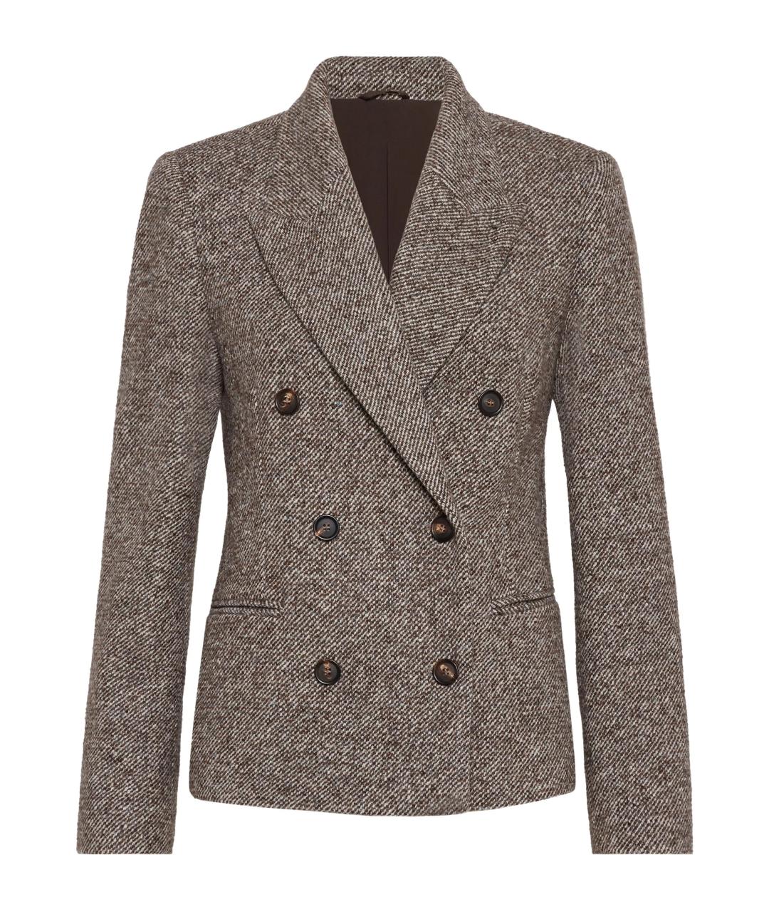 BRUNELLO CUCINELLI Коричневое пальто, фото 1