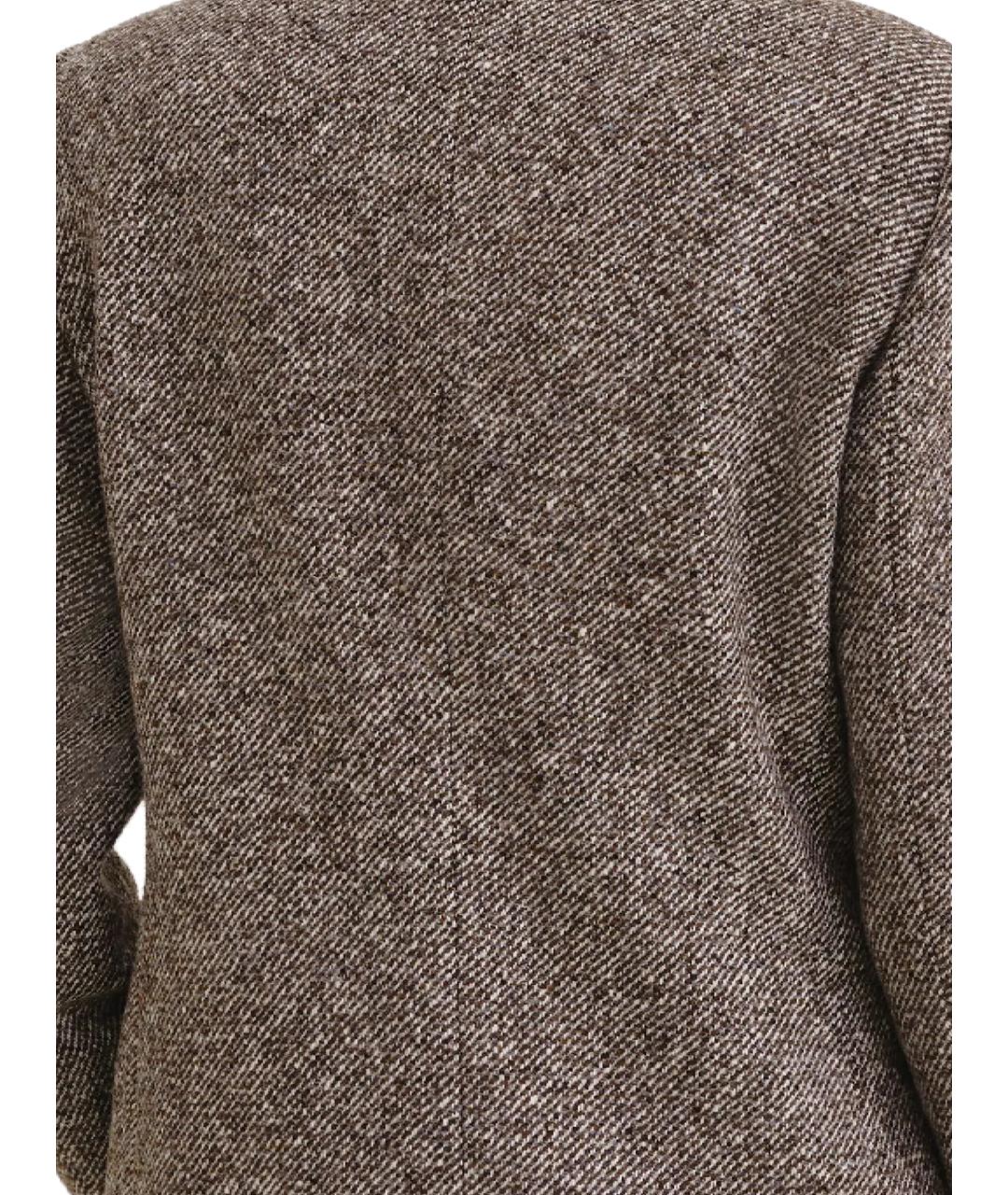 BRUNELLO CUCINELLI Коричневое пальто, фото 3