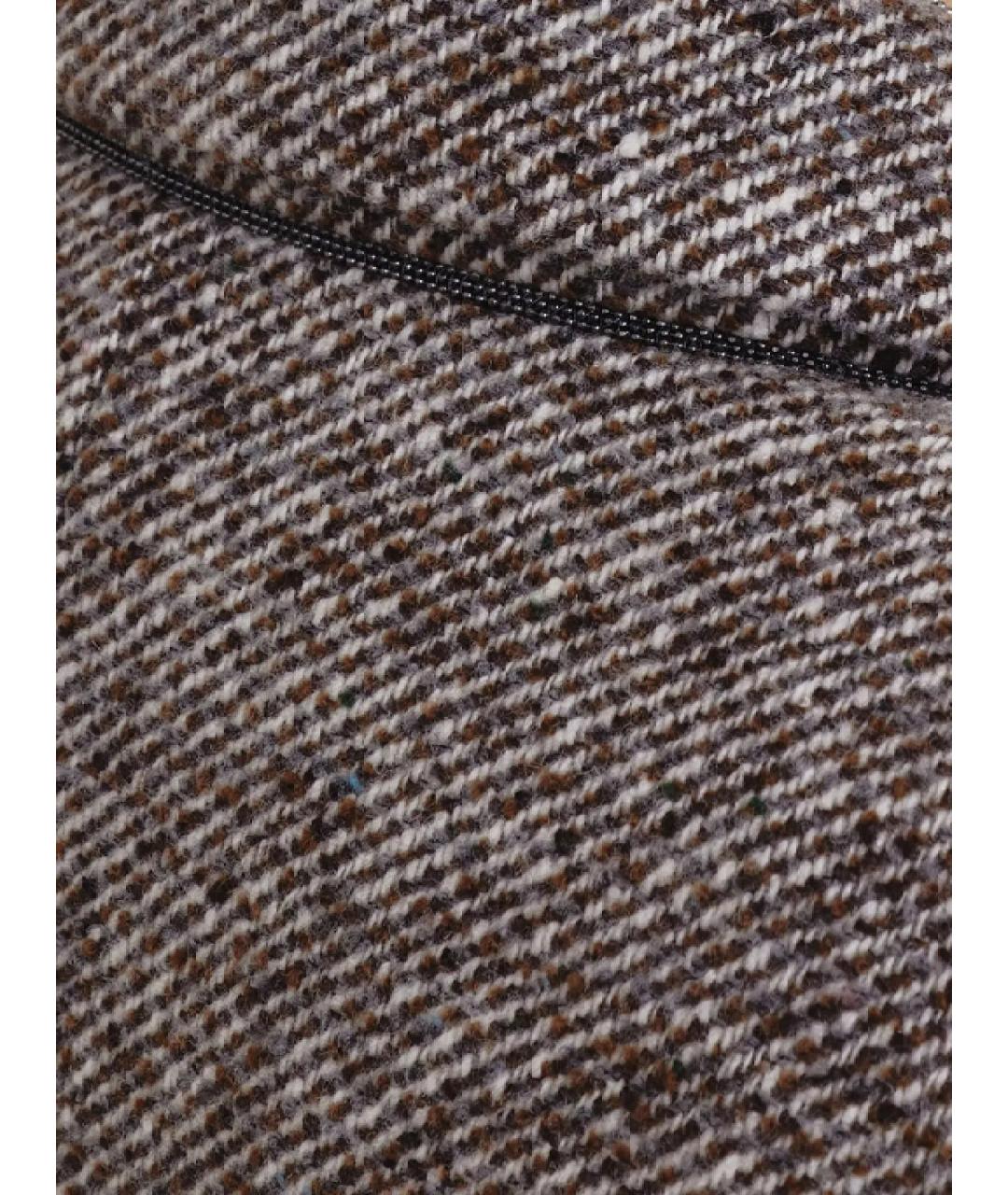 BRUNELLO CUCINELLI Коричневое пальто, фото 2