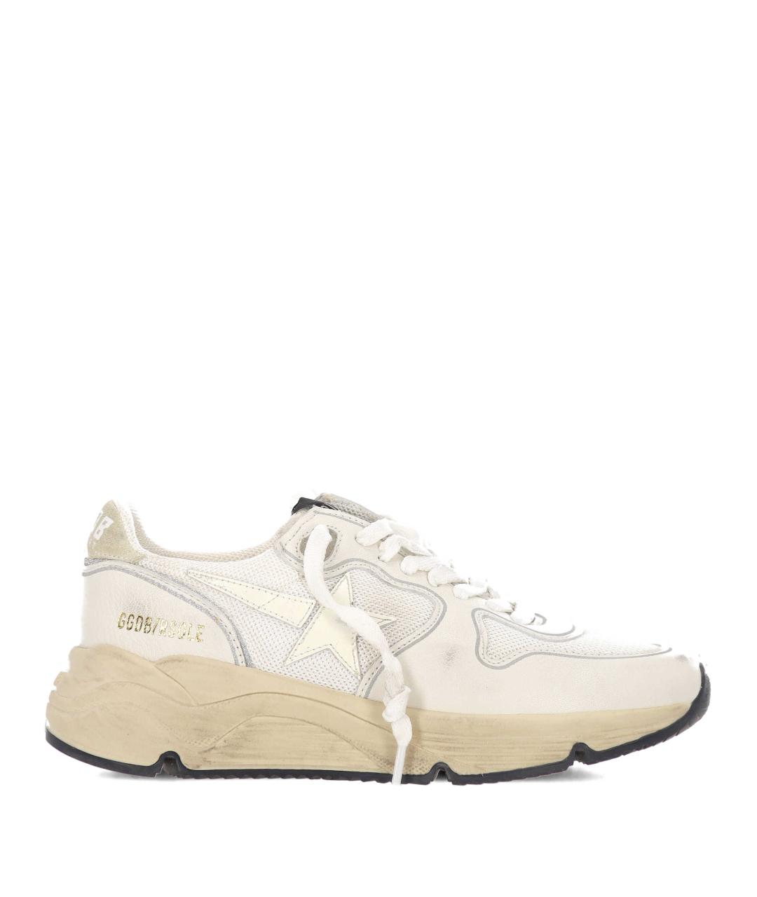 GOLDEN GOOSE DELUXE BRAND Белые синтетические кроссовки, фото 1