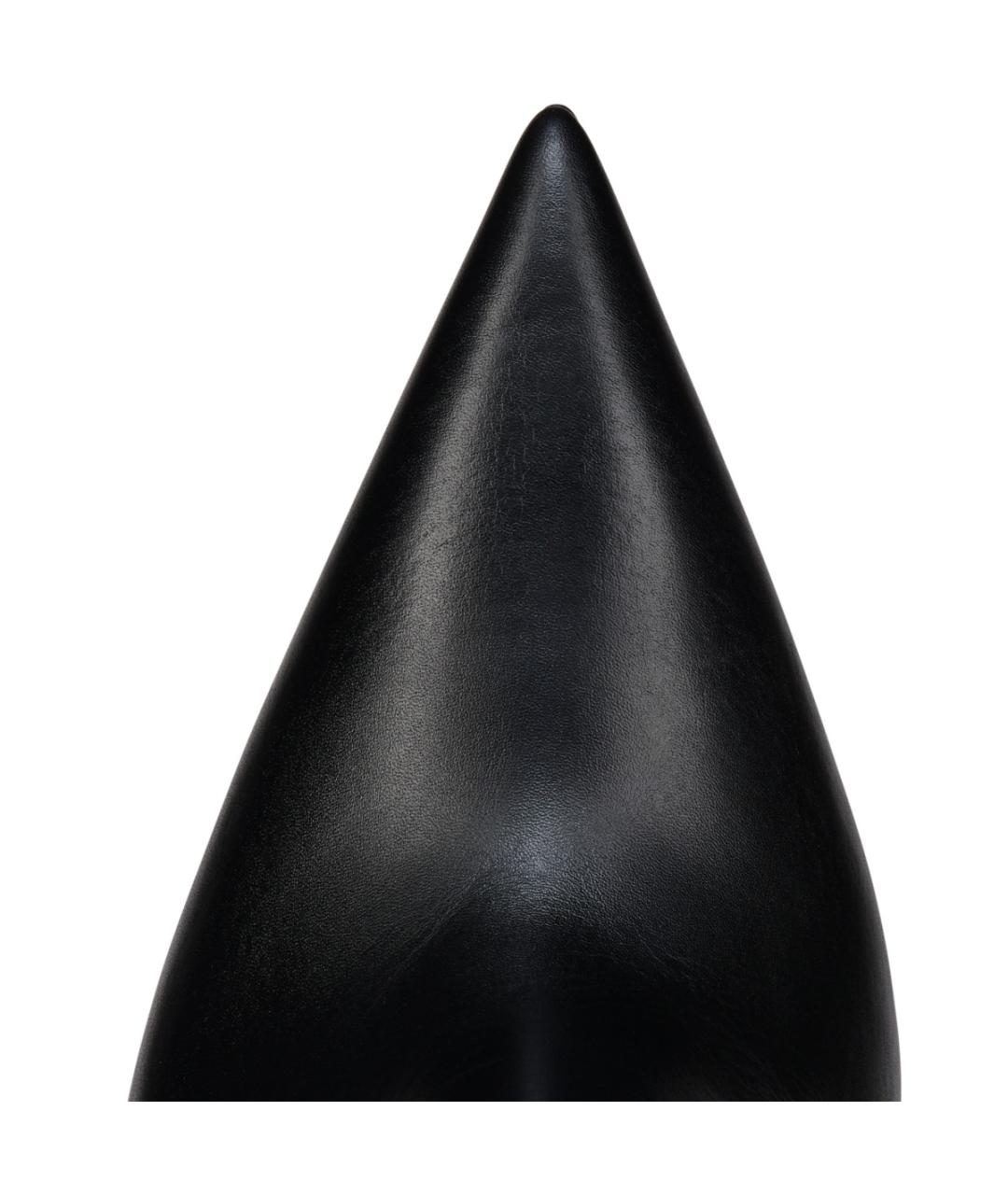CHRISTIAN LOUBOUTIN Черные кожаные ботильоны, фото 5