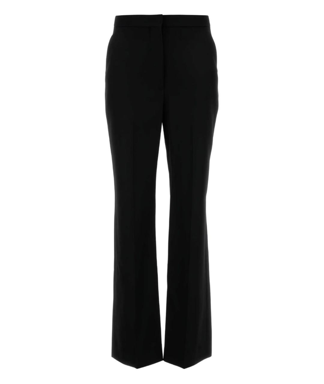 GIVENCHY Черные шерстяные прямые брюки, фото 1