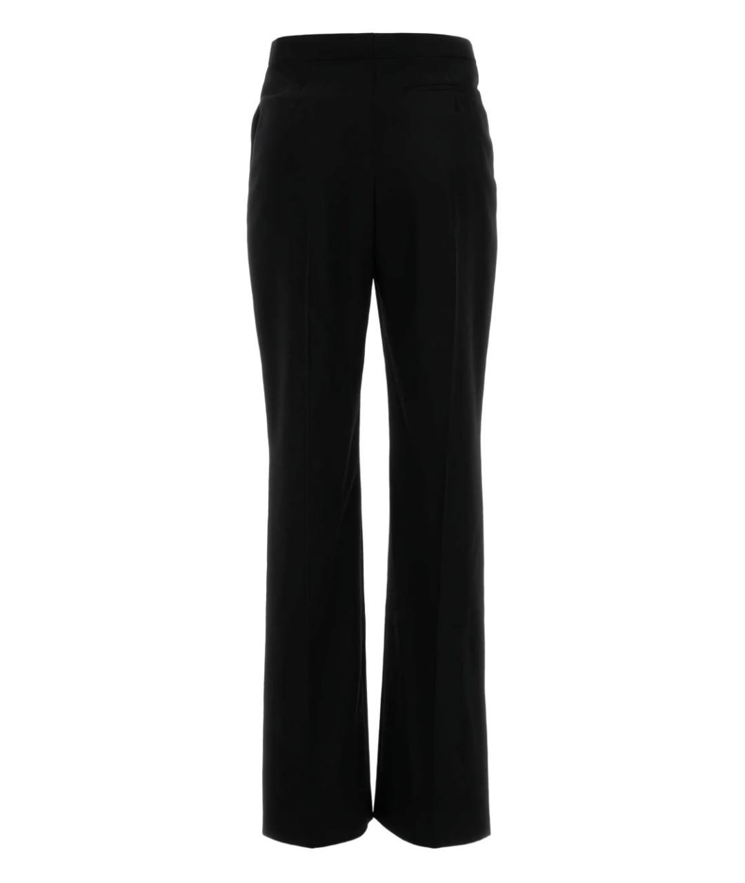 GIVENCHY Черные шерстяные прямые брюки, фото 3