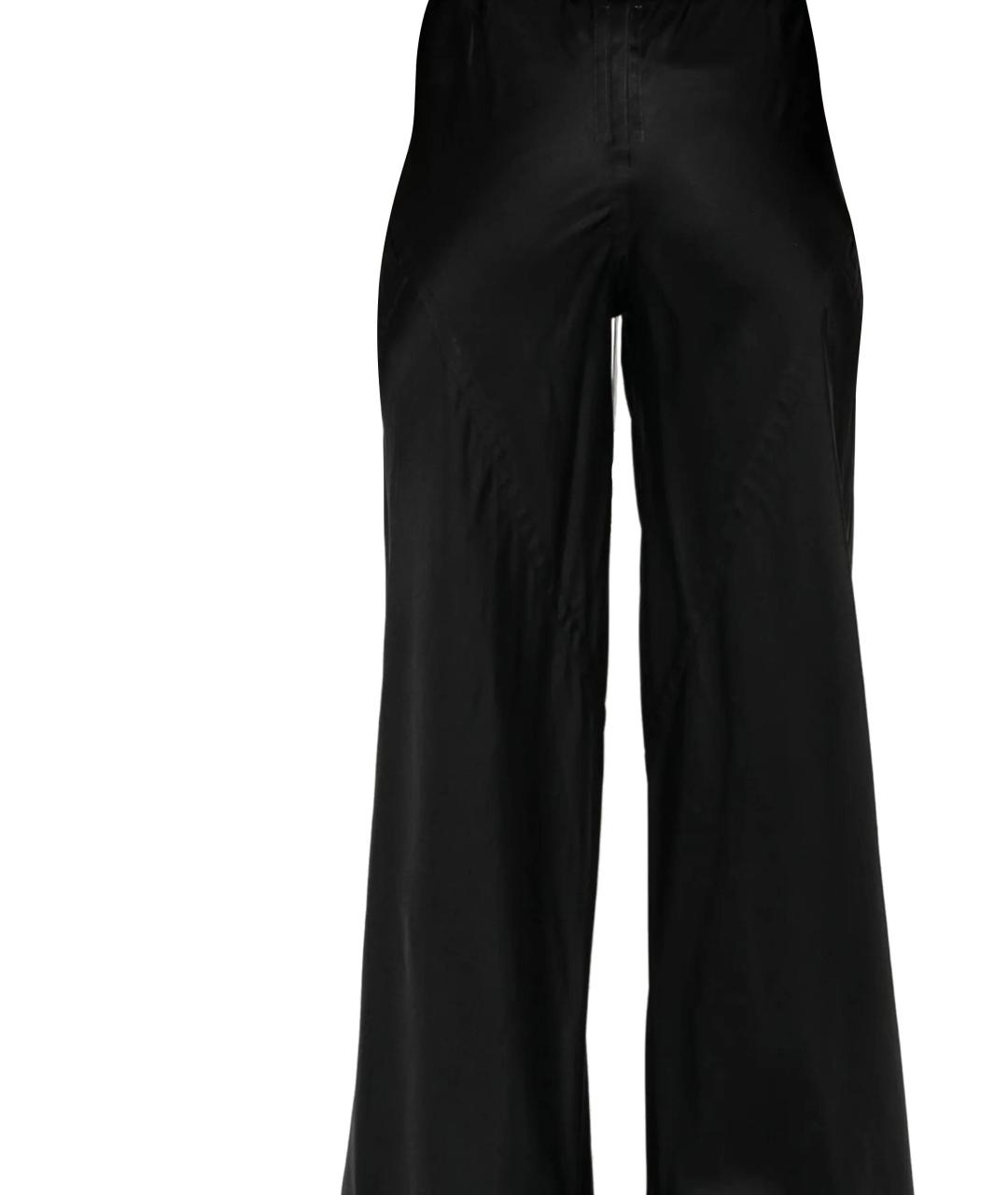 RICK OWENS Черные прямые брюки, фото 3