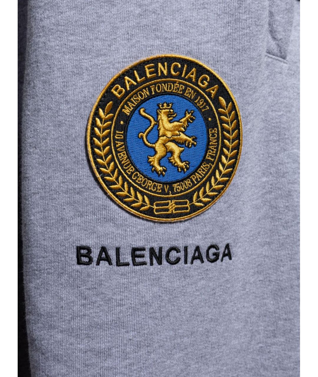 BALENCIAGA Серые повседневные брюки, фото 2
