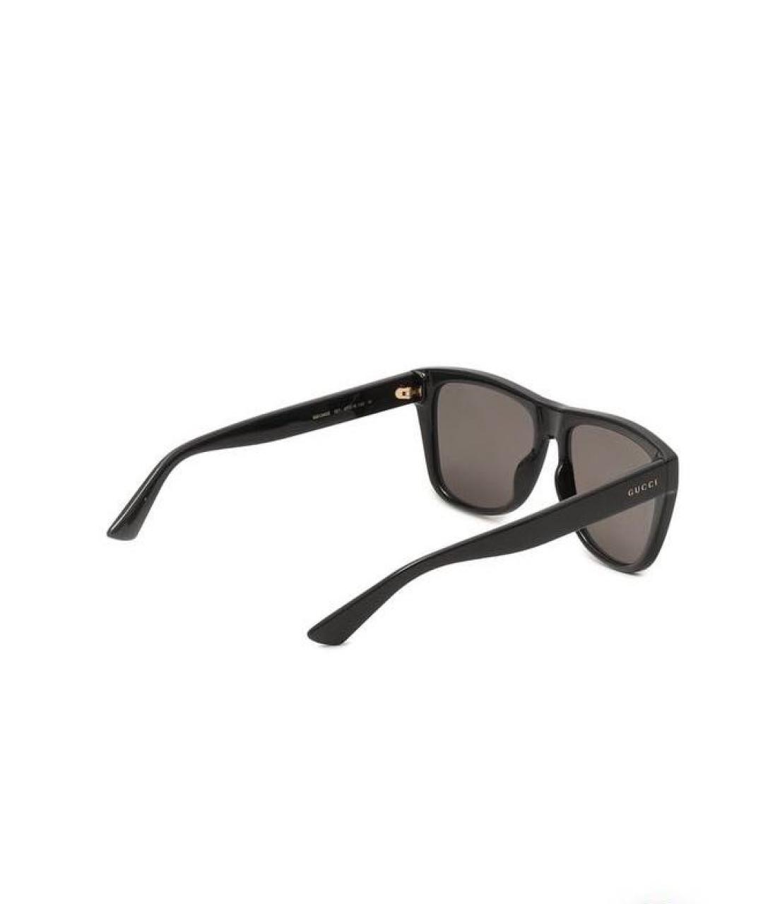 GUCCI Черные пластиковые солнцезащитные очки, фото 2