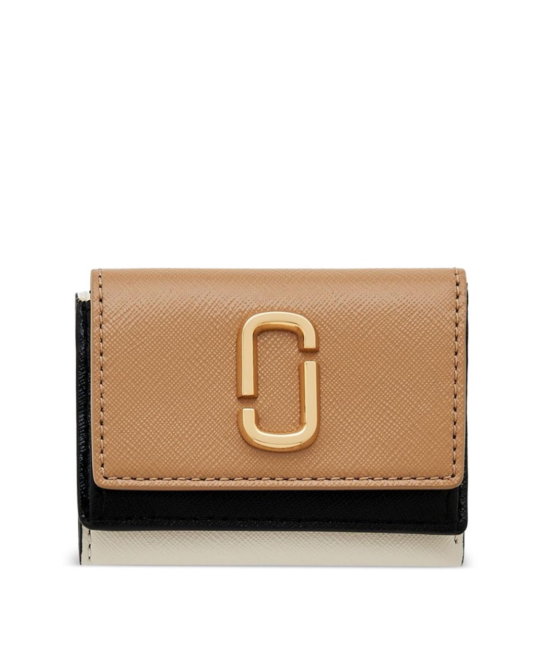 MARC JACOBS Бежевый кожаный кошелек, фото 1