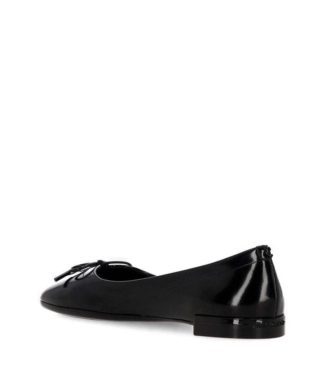 JIMMY CHOO Черные кожаные балетки, фото 3