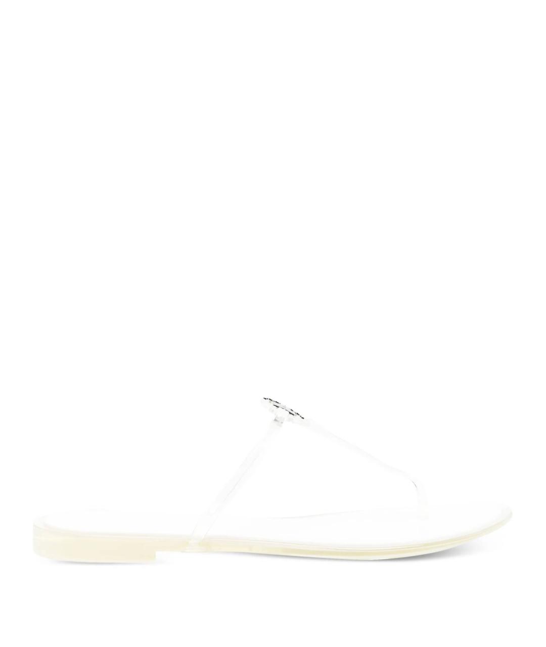 TORY BURCH Белые шлепанцы, фото 1